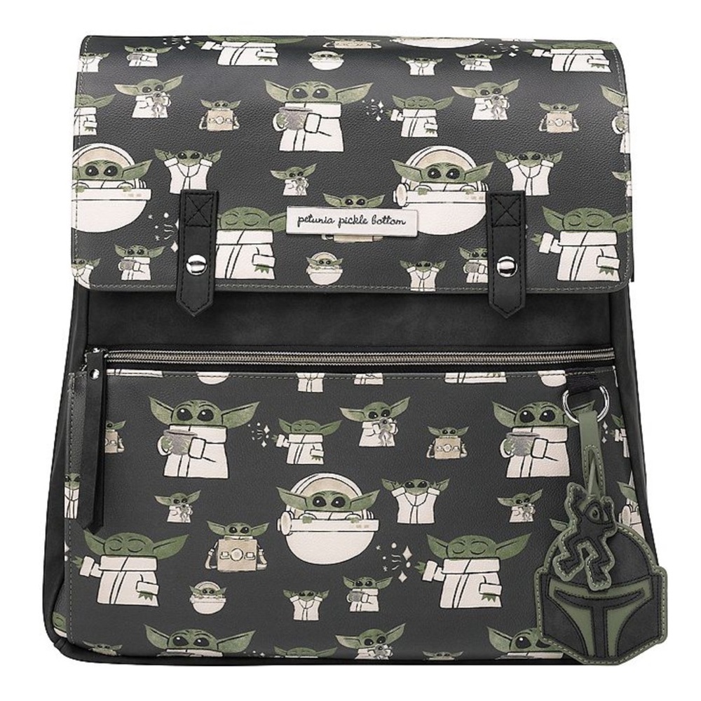 Petunia Pickle Bottom Black and Green Backpack